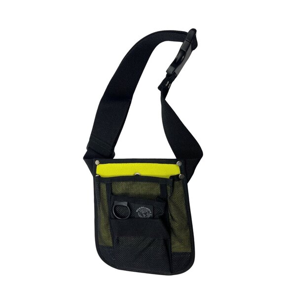 Womanswork Handbags - Womanswork Yellow & Black Gardening Waist Pouch With Adjustable Strap 10d